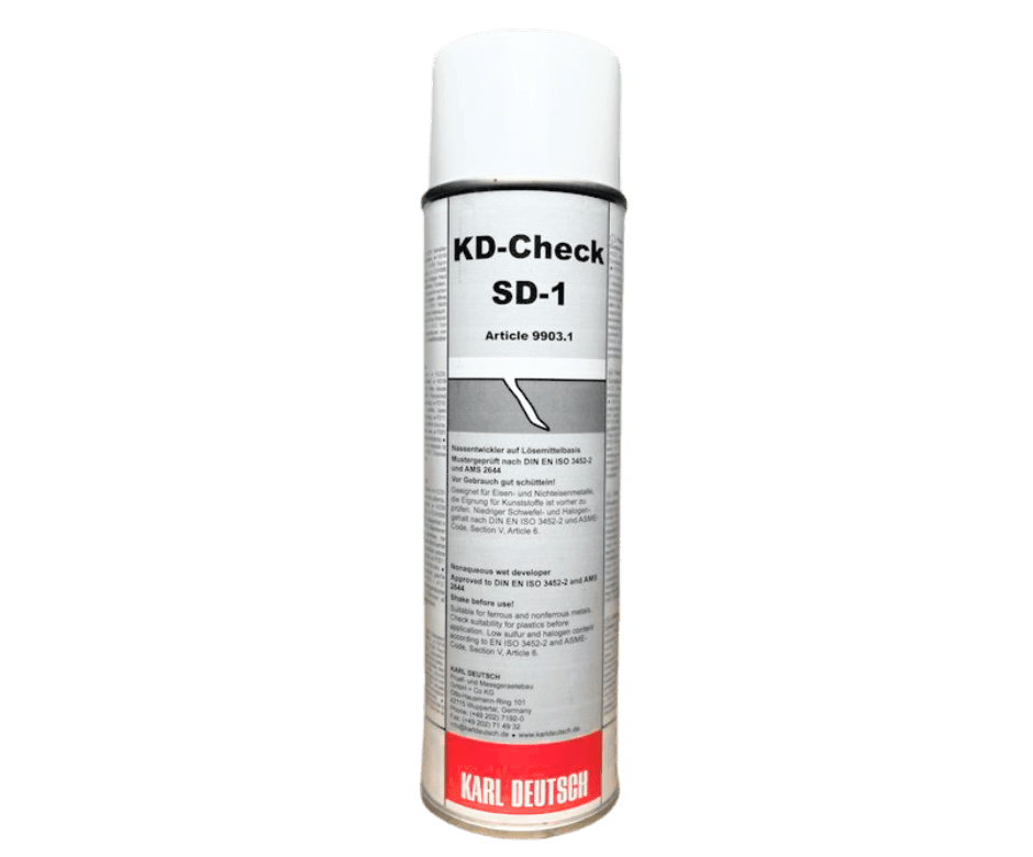 KD-CHECK  SD-1 Revelador húmedo en aerosol a base de solvente
