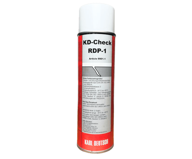 KD-CHECK RDP-1 Tinte rojo penetrante