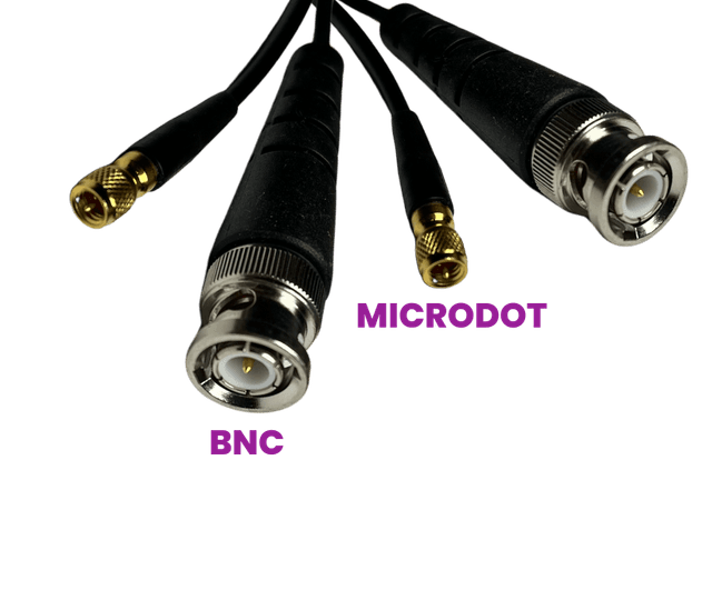 Cable dual BNC-Microdot