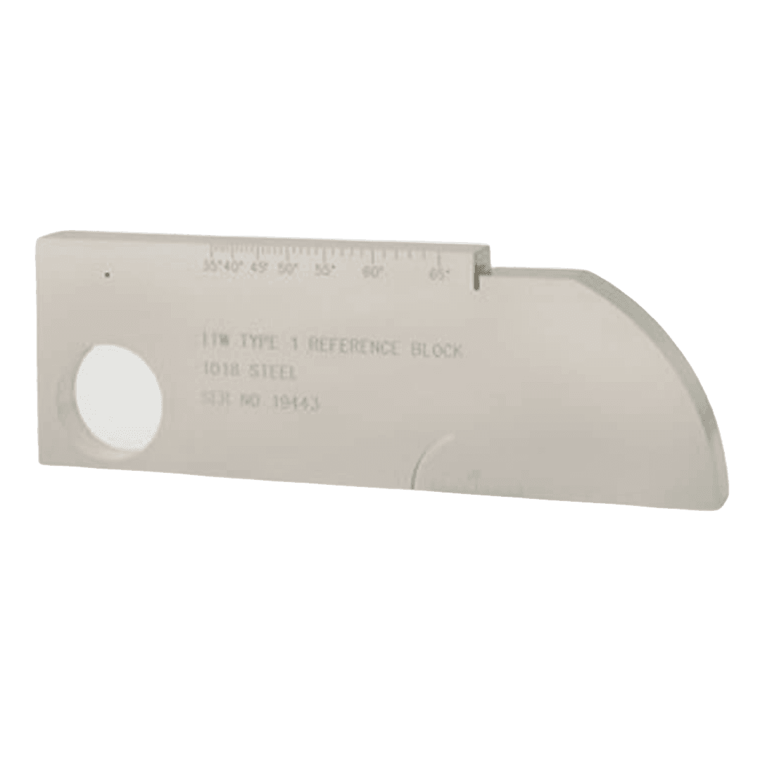 Block de Calibración IIW TIPO 1 Material: Acero Inoxidable. - NDETECH-7218 Block de Calibración IIW TIPO 1 Material: Acero Inoxidable.